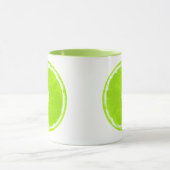 Digitale limoen Slice-verf Mok (Midden)