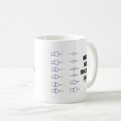 Digitale logische functies binnen (computer) koffiemok (Voorkant rechts)