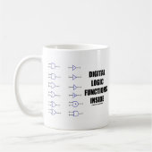 Digitale logische functies binnen (computer) koffiemok (Links)