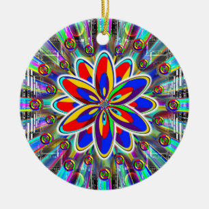 Digitale Lotus Ketting of Keramisch Ornament