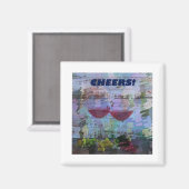 Digitale magneet met wijnindrukking (Voorkant / Achterkant)