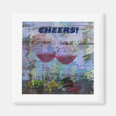 Digitale magneet met wijnindrukking (Voorkant)