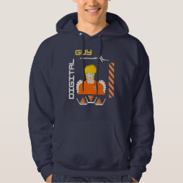 digitale man in een digitale wereld hoodie