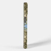 Digitale Mandala Geel en Blauw Case-Mate iPhone Case (Achterkant / Rechts)
