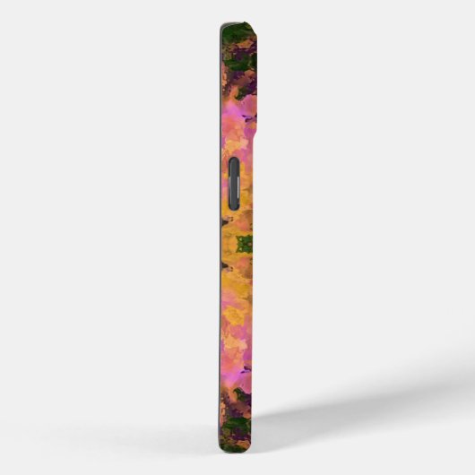 Digitale Mandala Roze Geel en Groen Case-Mate iPhone Case (Achterkant / Rechts)