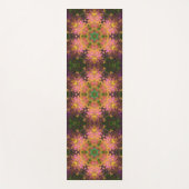 Digitale Mandala Roze Geel en Groen Yogamat (Voorkant)