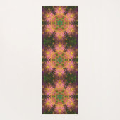 Digitale Mandala Roze Geel en Groen Yogamat (Achterkant)