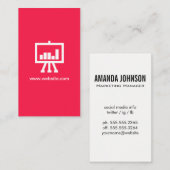 Digitale marketing / levendig visitekaartje (Voorkant / Achterkant)