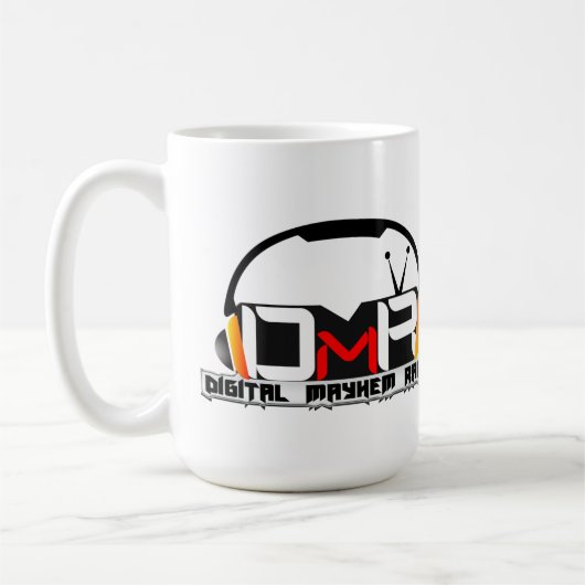 Digitale Mayhem Radio Dual Logo Mok (Links)