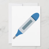 Digitale Medische Thermometer Gezondheid en Welzij Kaart (Voorkant)