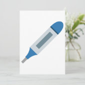 Digitale Medische Thermometer Gezondheid en Welzij Kaart (Staand voorkant)