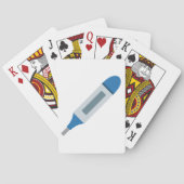 Digitale Medische Thermometer Gezondheid en Welzij Pokerkaarten (Achterkant)