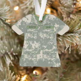 Digitale militaire camo-bezetting op maat ornament