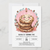 Digitale moderne bewerkbare cookies Verjaardag Kaart (Voorkant)