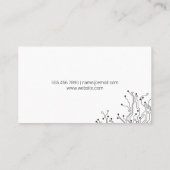 Digitale moderne technologie achtergrond visitekaartje (Achterkant)