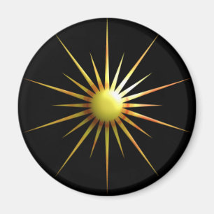 Digitale moderne zon magneet