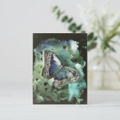 digitale monarch - vlinderschilderkaart briefkaart (Staand voorkant)