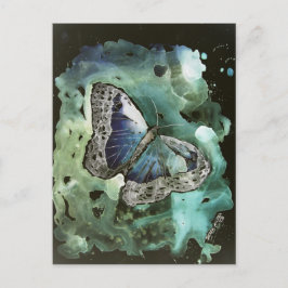 digitale monarch - vlinderschilderkaart briefkaart