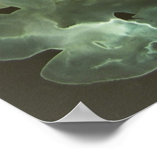 digitale monboogvlinder moderne kunstdrukkunst poster (Hoek)