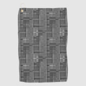 Digitale montage van Matte Granite Marble Golfhanddoek (Voorkant)