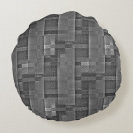 Digitale montage van Matte Granite Marble Rond Kussen