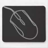 Digitale muisvorm op muispad muismat (Voorkant)