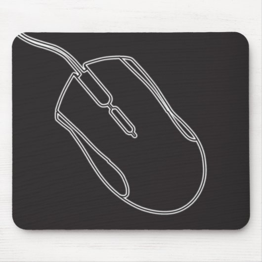 Digitale muisvorm op muispad muismat (Voorkant)