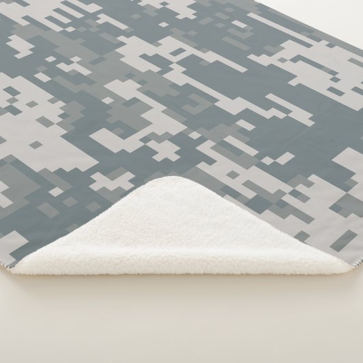 Digitale Natuur Camo Sherpa Deken (3/4)