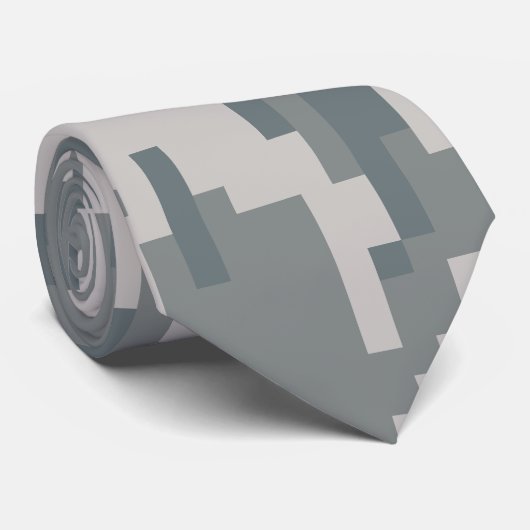 Digitale Natuur Camo Stropdas (Opgerold)