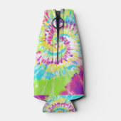 Digitale neon stropdas kleurstof flesjeskoeler (Achterkant)