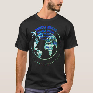 Digitale nomad die op afstand T-Shirt werkt