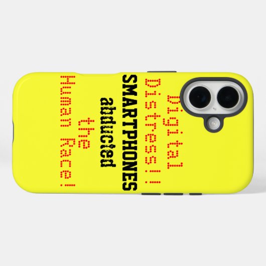 Digitale noodkreet Case-Mate iPhone case (Achterkant (horizontaal))