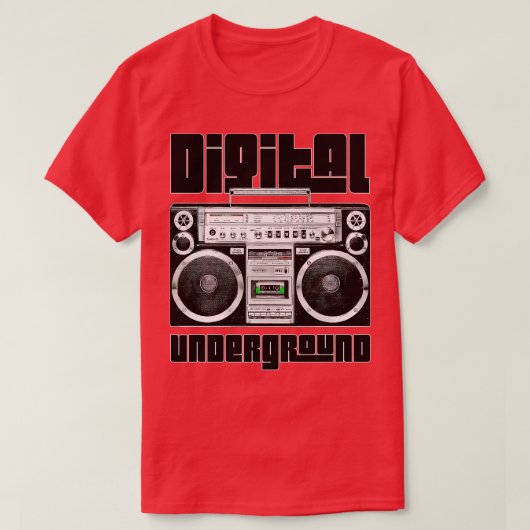 Digitale ondergrondse t-shirt (Design voorkant)