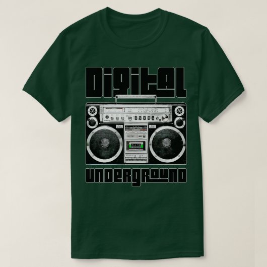 Digitale ondergrondse t-shirt (Design voorkant)