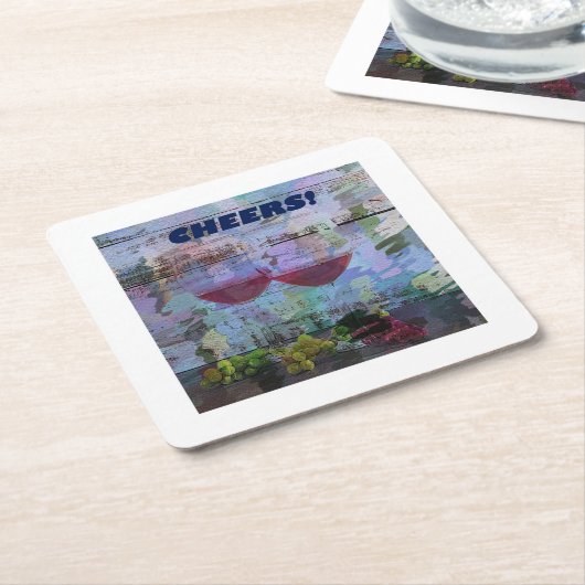 Digitale Onderzetters voor het afdrukken van wijn (Schuin)