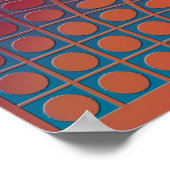 Digitale Op-art — Toreadorans Poster (Hoek)