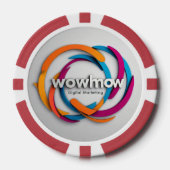 "Digitale oplossingen" Poker Chips (Voorkant)