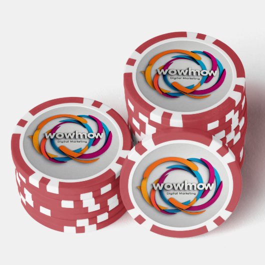 "Digitale oplossingen" Poker Chips (Opstapeling)