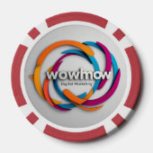 "Digitale oplossingen" Poker Chips (Achterkant)