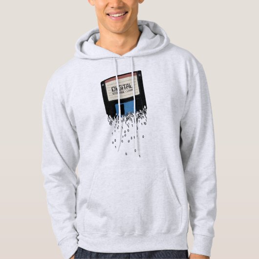 Digitale opslag Retro Floppy Disk Hoodie (Voorkant)