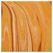 Digitale Oranje gemarmerde textuur3 Fabric Stof (Swatch)