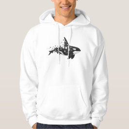 Digitale orka desintegratie - Cyber Ocean Series Hoodie