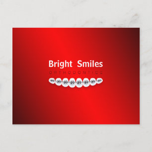 Digitale orthodontist Business Postcard Briefkaart