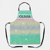 Digitale papier glittersstructuur schort (Voorkant)