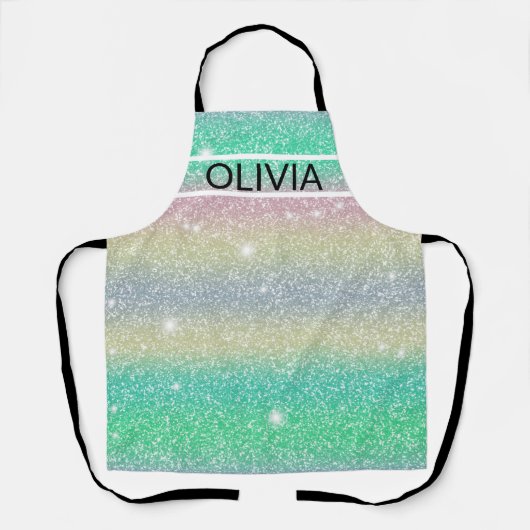 Digitale papier glittersstructuur schort (Voorkant)