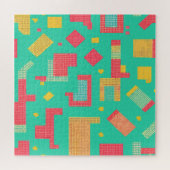 Digitale Pixel-illustratie Legpuzzel (Horizontaal)