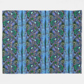 Digitale Pool Water Textuur Digitaal Water Papier Fleece Deken (Voorkant (Horizontaal))