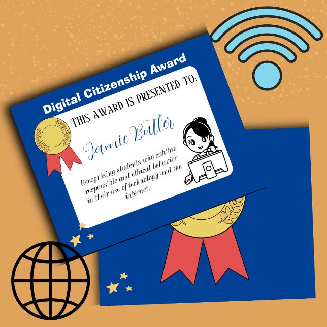 digitale prijs schoolcertificaatbeloning (digital award)