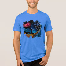 Digitale print T-shirt - Fluid Motion