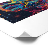 Digitale print van een ingewikkelde kunst van een (Hoek)